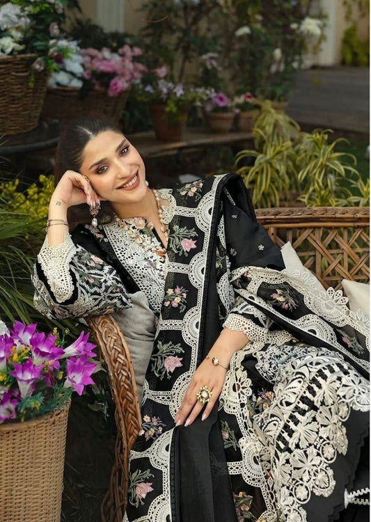 FLORAL BLACK NG-122